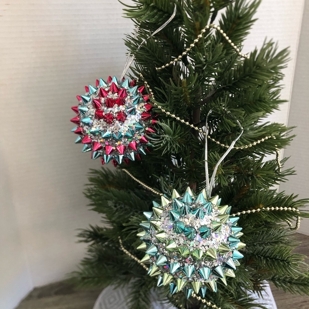 Festive Spiked Holiday Ornaments